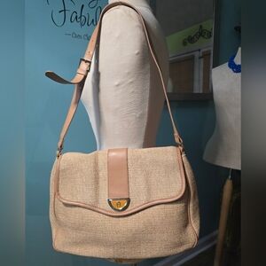 Etienne Aigner Vintage Jute Shoulder Bag